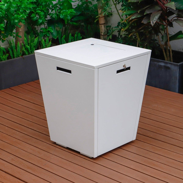 37,000 BTU Propane Steel Fire Pit Table with Wind Guard product image