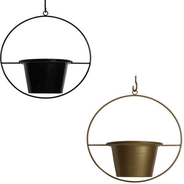 6-Inch Metal Hanging Pot Wall Planters product image