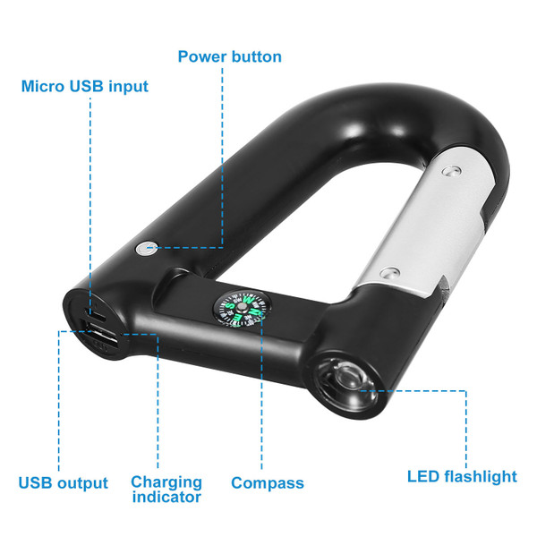 Carabiner-Shaped Power Bank product image