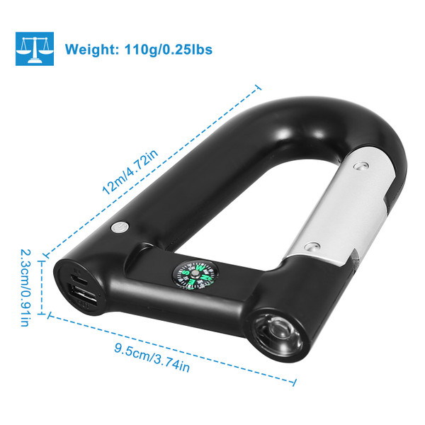 Carabiner-Shaped Power Bank product image