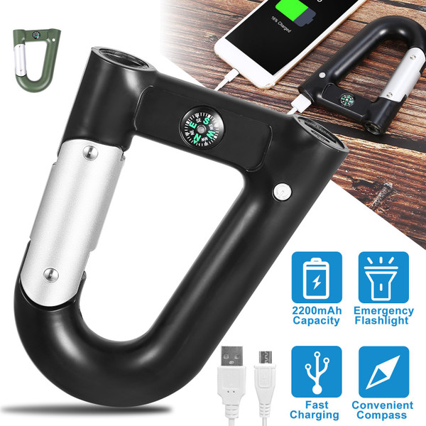 Carabiner-Shaped Power Bank product image