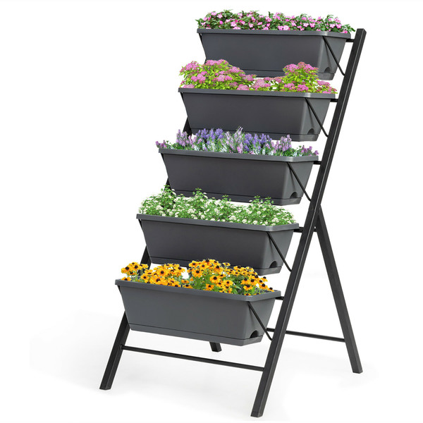5-Tier Vertical Raised Garden Bed Planter Box (1- or 2-Pack) product image