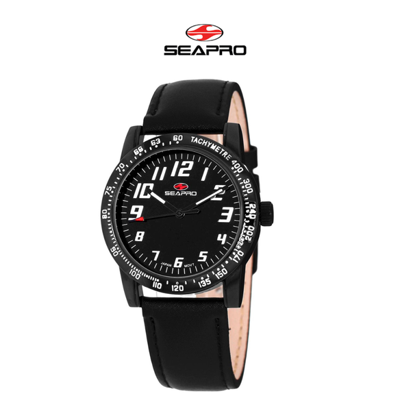 Seapro Women's  Bold  Black Dial Watch product image