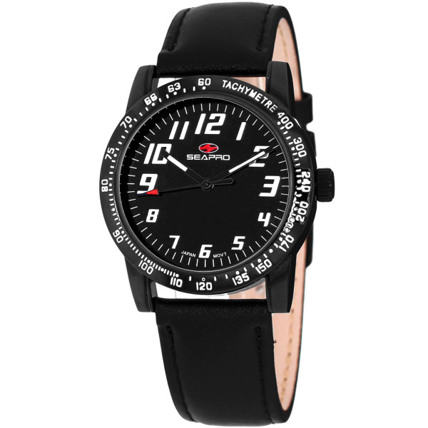 Seapro Women's  Bold  Black Dial Watch product image