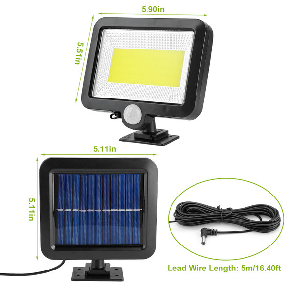 Solar Powered Motion Sensor Wall Light product image