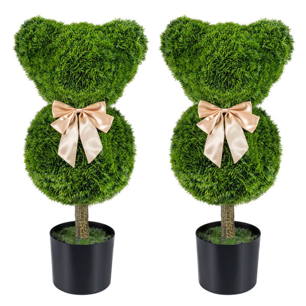 Bear Topiary Tree With or Without Pot (2-Pack) product image