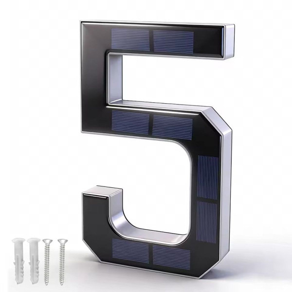 Solar LED House Number Sign product image