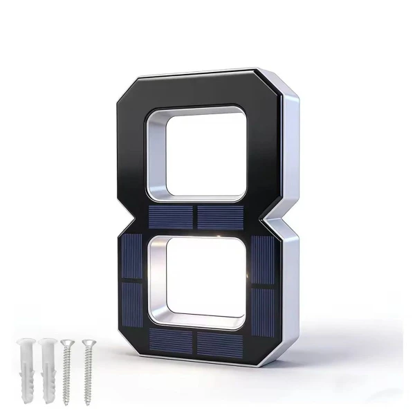 Solar LED House Number Sign product image