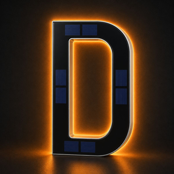 Solar LED House Number Sign product image