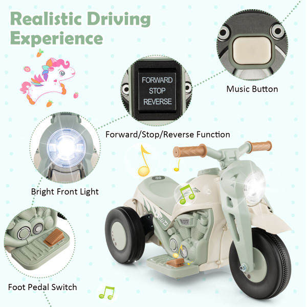 Kids' Electric Ride-on Bubble Motorcycle product image