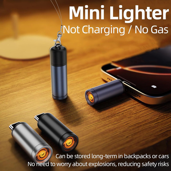 USB-C Mini Electric Lighter for Phone (4-Pack) product image