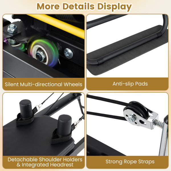 Foldable Pilates Reformer Machine product image