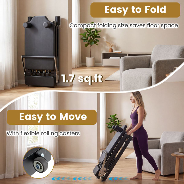 Foldable Pilates Reformer Machine product image