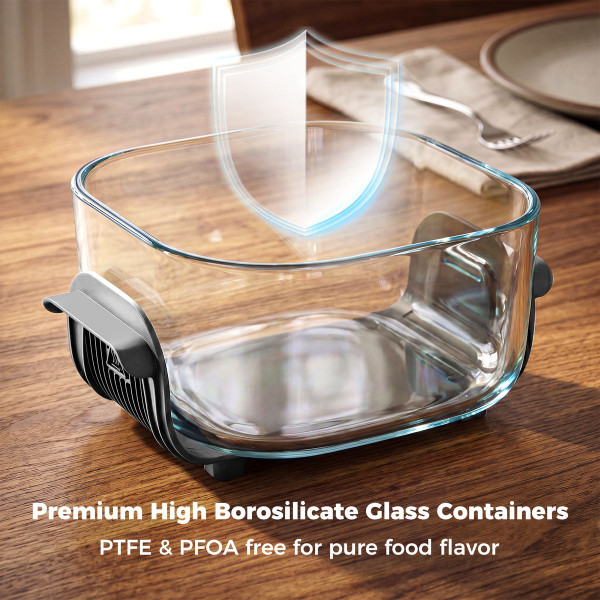 6-in-1 Portable Glass Air Fryer product image
