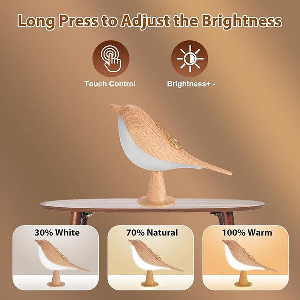 Bird Shaped Essential Oil Diffuser Night Light product image