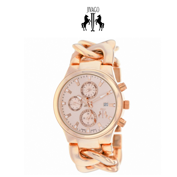 Jivago Women's Lev Rose Gold Dial Watch product image