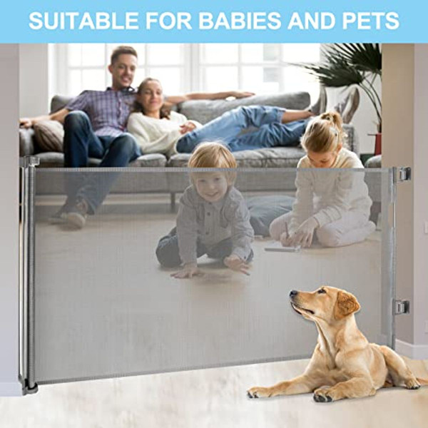 80" Extra Wide Retractable Baby Gate product image