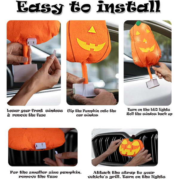 Halloween Pumpkin Car Decoration Kit  product image