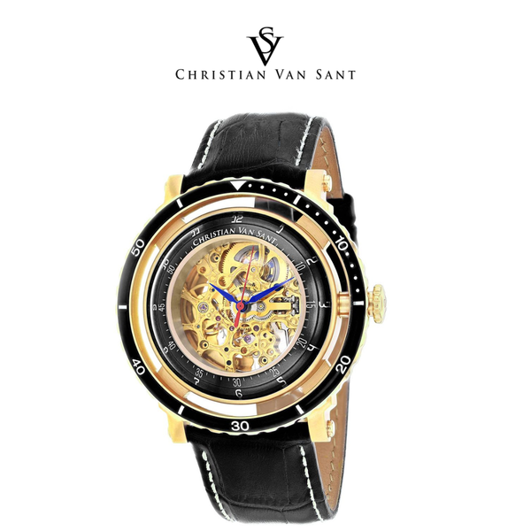Christian Van Sant Men's Dome Gold Dial Watch product image