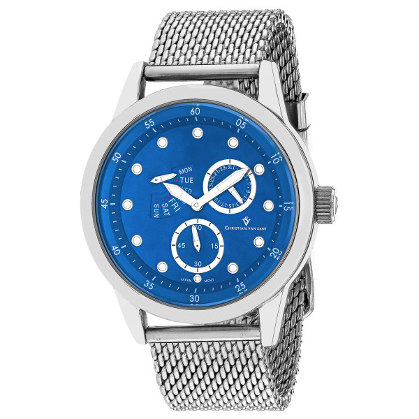 Christian Van Sant Men's Rio Blue Dial Watch product image