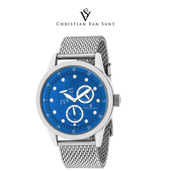 Christian Van Sant Men's Rio Blue Dial Watch product image