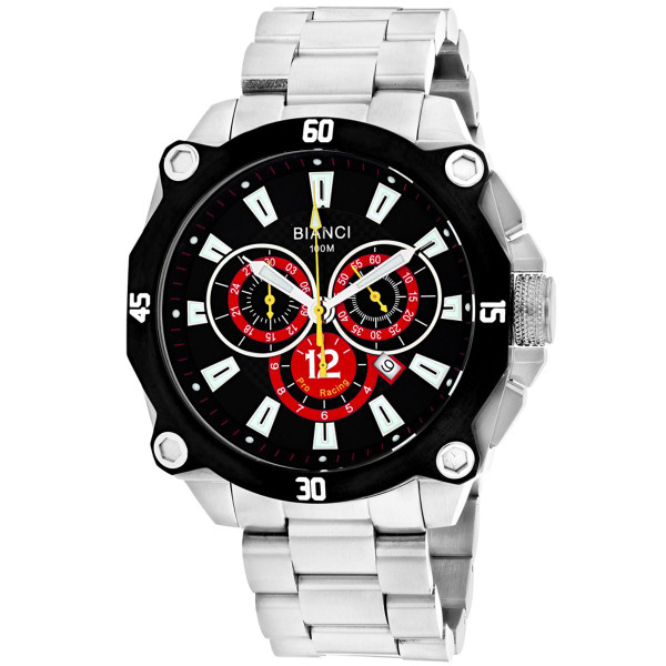 Roberto Bianci Men's Enzo Black Dial Watch product image