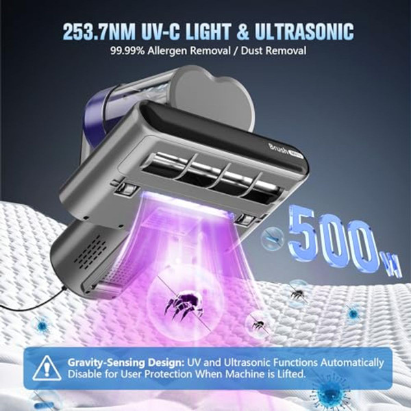 UZK Mattress Vacuum with UV-C Light product image