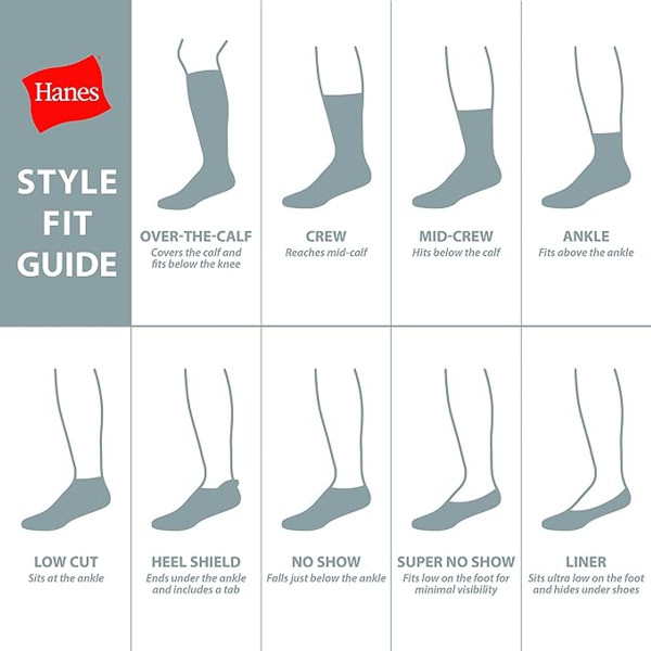12-Pack Hanes Xtemp No Show Socks  product image