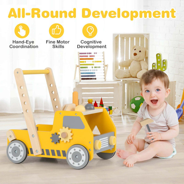 2-In-1 Wooden Baby Walker product image