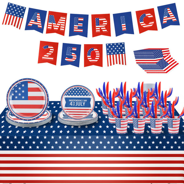 4th of July Party Supplies (181 Pieces) product image