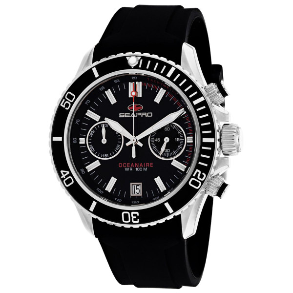 Seapro Men's Thrash Black Dial Watch product image
