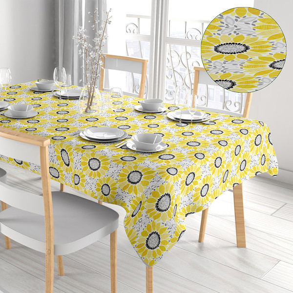 Waterproof Printed Flannel Back Vinyl Tablecloth (2-Pack) product image