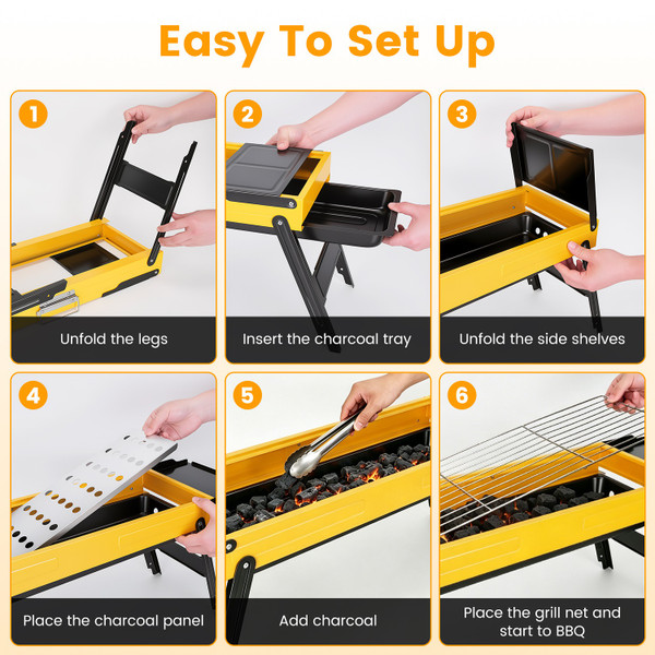 Foldable Charcoal Grill product image