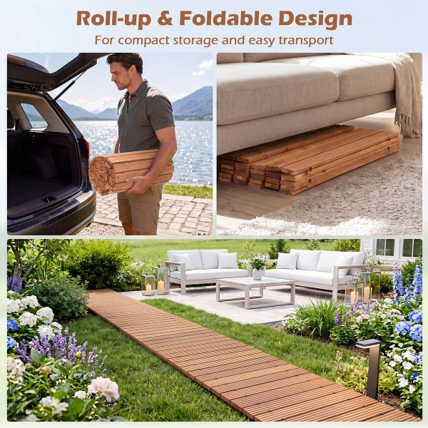 Wooden Garden Pathway (1- or 2-Pack) product image