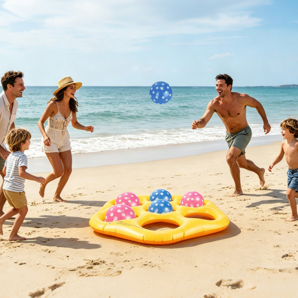 Inflatable Tic-Tac-Toe Pool Game Set  product image