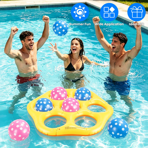 Inflatable Tic-Tac-Toe Pool Game Set  product image