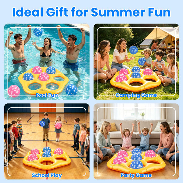 Inflatable Tic-Tac-Toe Pool Game Set  product image