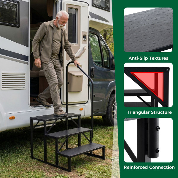 RV Step with Handrail product image