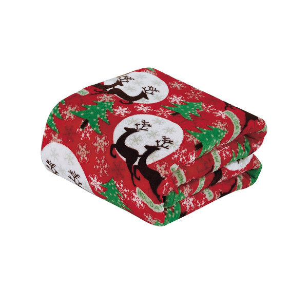 Noble House Soft Fleece Winter Holiday Throw Blanket product image