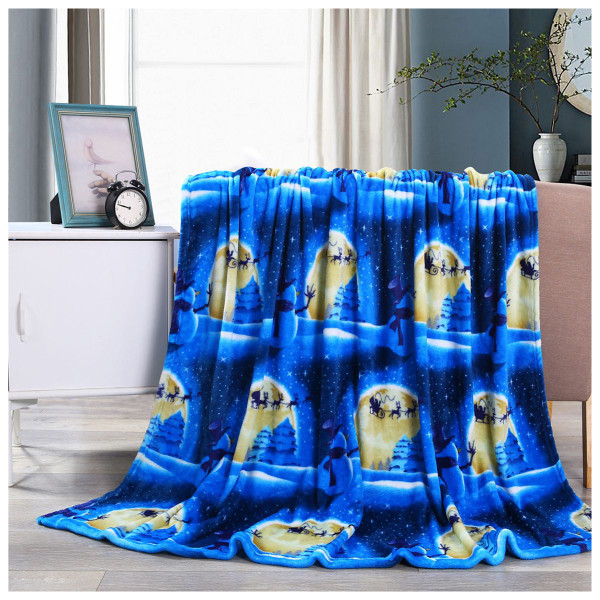 Noble House Soft Fleece Winter Holiday Throw Blanket product image