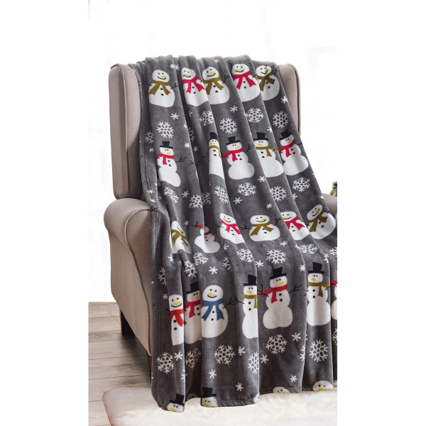 Noble House Soft Fleece Winter Holiday Throw Blanket product image