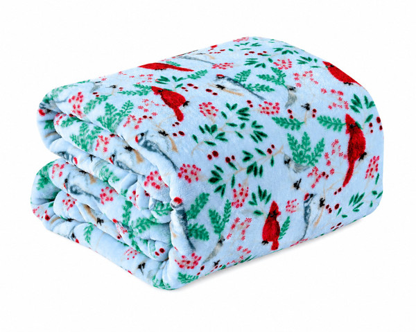 Noble House Soft Fleece Winter Holiday Throw Blanket product image