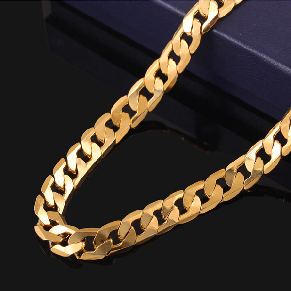 14K-Gold-Filled Cuban Chain Necklace product image
