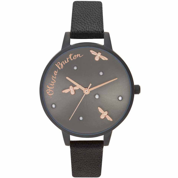 Olivia Burton Women's Pearly Queen Black Dial Watch product image