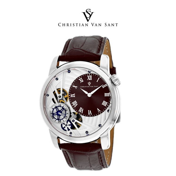 Christian Van Sant Men's Sprocket Auto-Quartz Brown Dial Watch product image