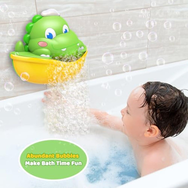 Light-Up Dinosaur Bath Bubble Machine product image