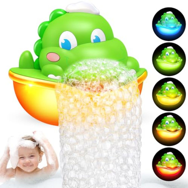 Light-Up Dinosaur Bath Bubble Machine product image