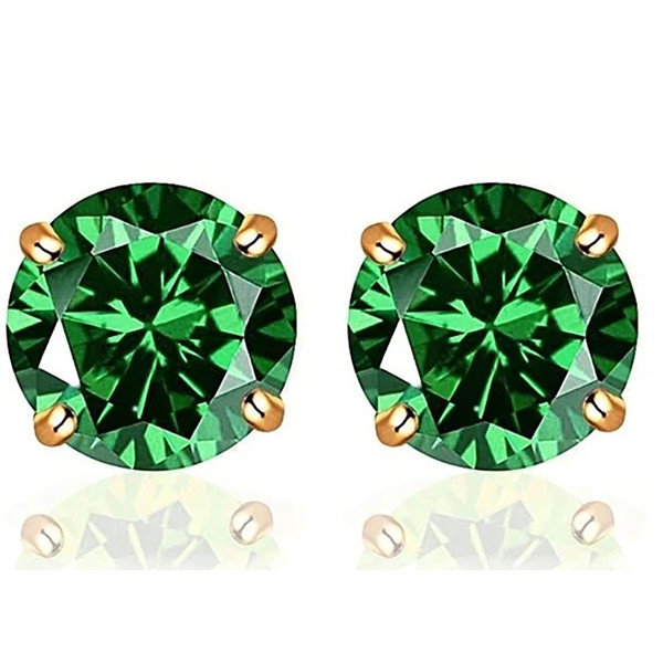 2.00 CTTW Round Crystal Stud Earrings product image