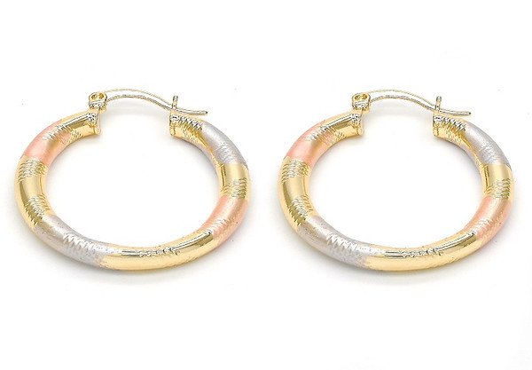 Gold Medium Hoop Earrings product image