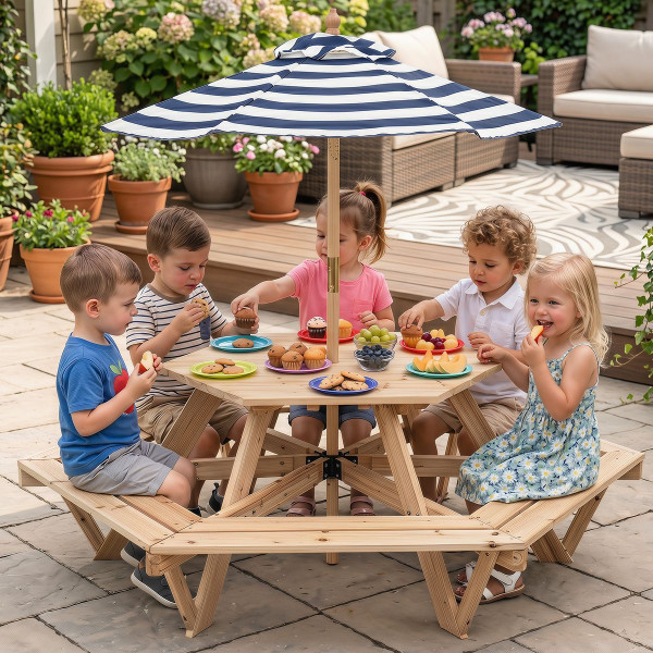 Kids' Hexagonal Picnic Table  product image